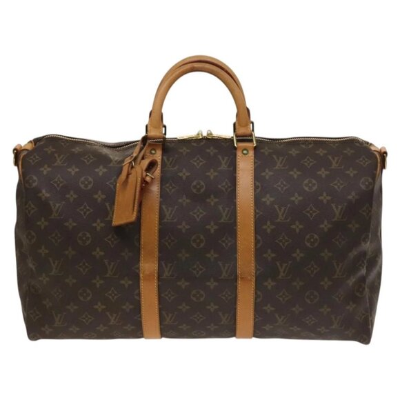 LOUIS VUITTON Monogram Keepall Bandouliere 50 Boston Bag M41416 LV Auth 131934 - Picture 11 of 16